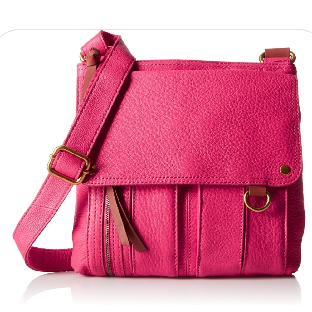 Fossil Genuine Leather Morgan Traveler Crossbody